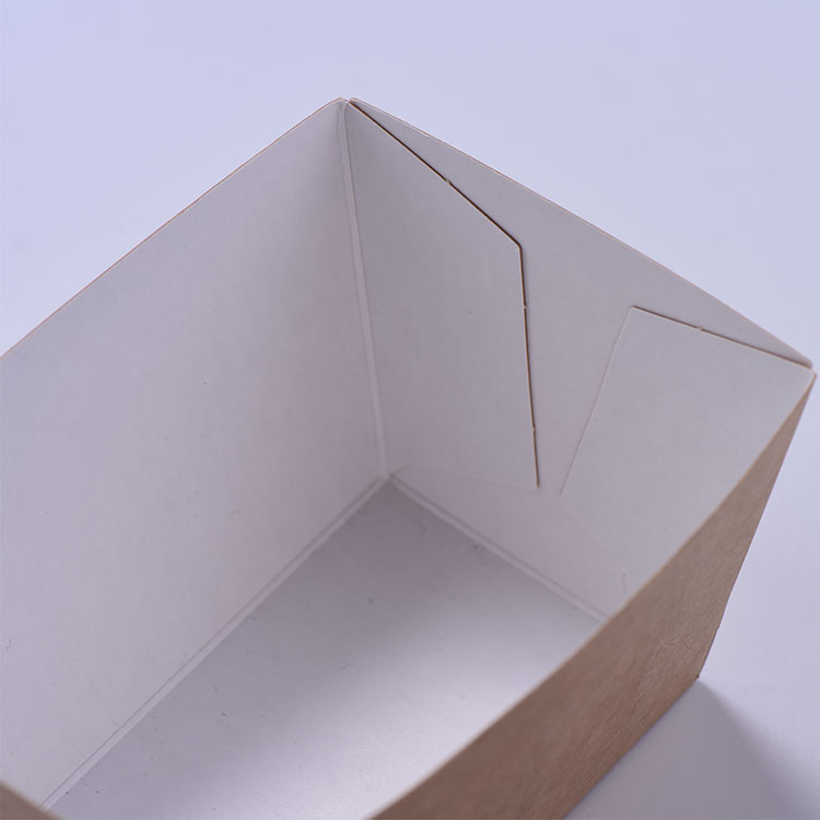Customized Take Away Kraft Paper Food Box for French Fires Chips