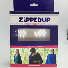 Customization of White Paperboard Glossy Lamination Zip Box