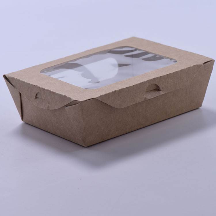 Accept Custom Design Kraft Paper Lunch Box